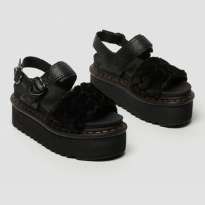Dr. Martens Voss Quad Fluffy Sandal